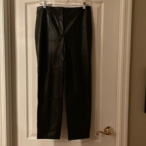 Ann Taylor Faux leather pants size 6